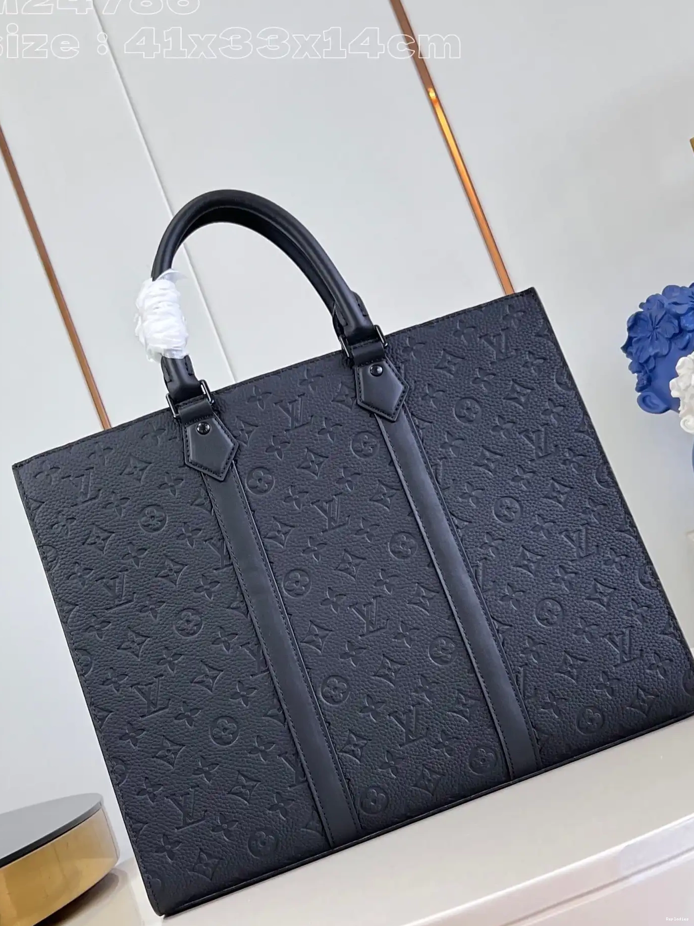 Repzbay 24H-41*33*14CM VUITTON LOUIS Plat Sac 0606